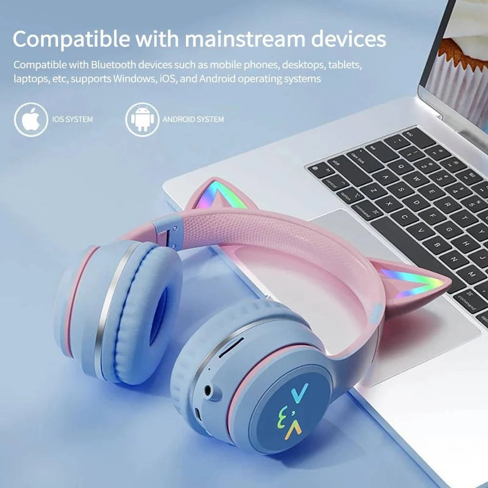 Bluetooth Anime Kopfhörer RGB Bluetooth - - Animezon