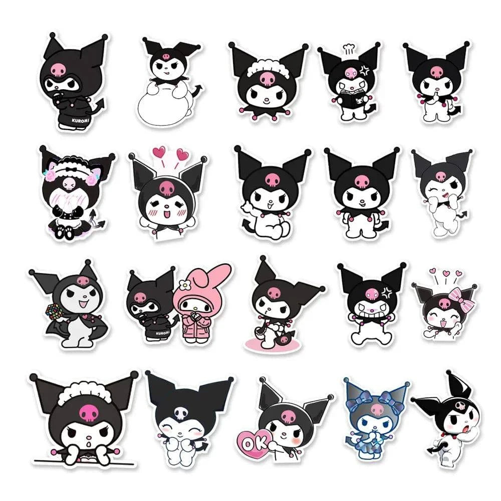 Sanrio Kuromi Stickers 50Pcs - - Animezon