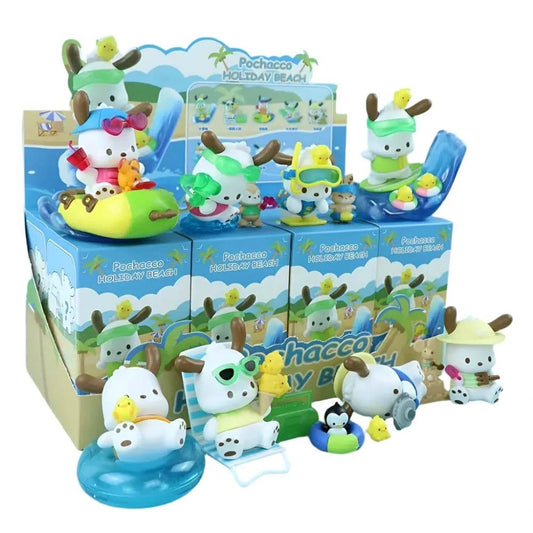 Kawaii Sanrio Pochacco Blind Box Urlaub am Strand - - Animezon