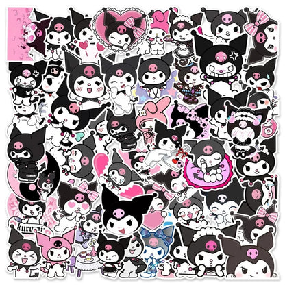 Sanrio Kuromi Stickers 50Pcs - - Animezon