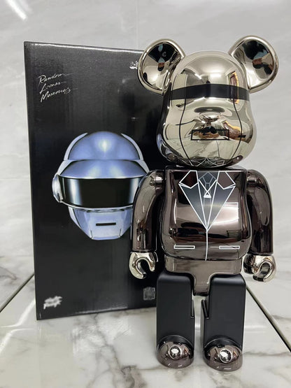 28cm 400% Bearbricked Statue Desk Accessories Bedroom Bearbrick Home and Decoration Luxury Living Room Decoration Figurines (Copy) - Animezon