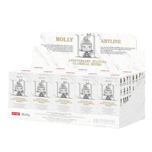 Popmart Molly Anniversary Statues Classical Retro 2 Series Blind Box - Animezon