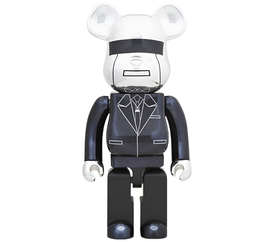 Bearbrick x Daft Punk Silver, Medicom Toys, 400% - Animezon