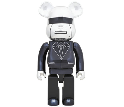 Bearbrick x Daft Punk Silver, Medicom Toys, 400% - Animezon