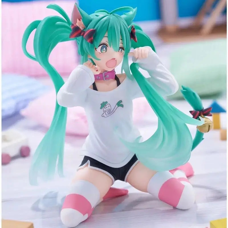 Hatsune Miku Figur – Cat Ear Pajamas Edition - Animezon