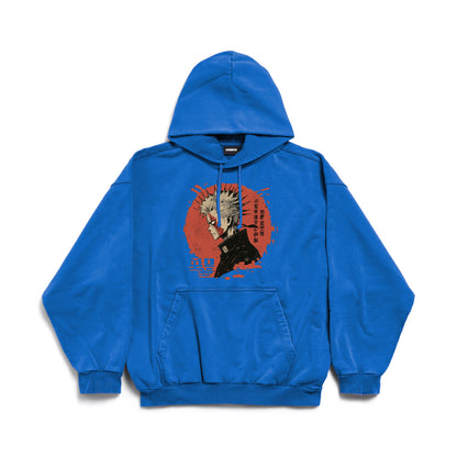 A-Kaisen Hoodie (Abyss Black/Electric Blue) - Animezon